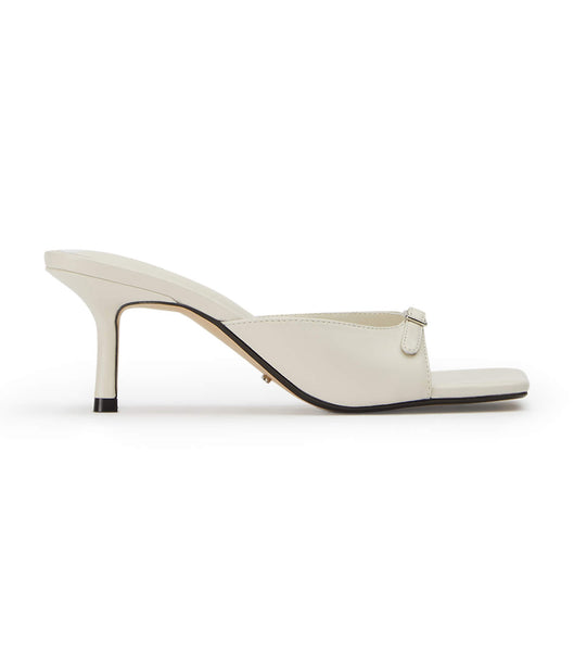 White Tony Bianco Asar Dove Nappa 6.5cm Low Heels | USJKU83538