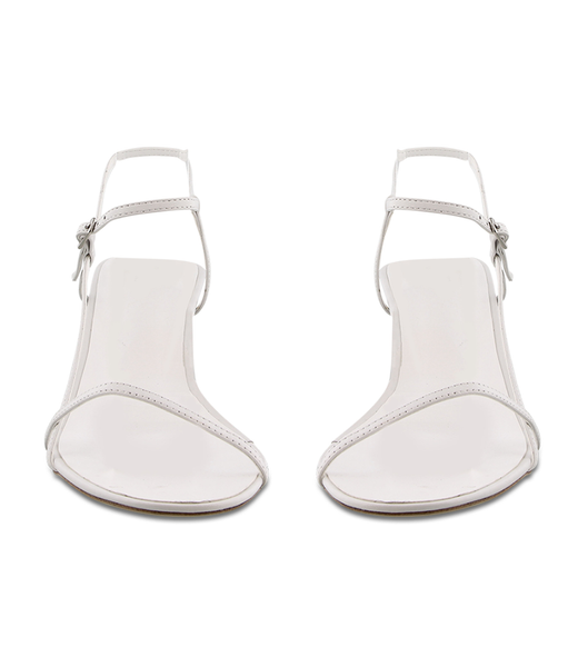 White Tony Bianco Caprice White Kid 7cm Strappy Heels | AUSDF48610