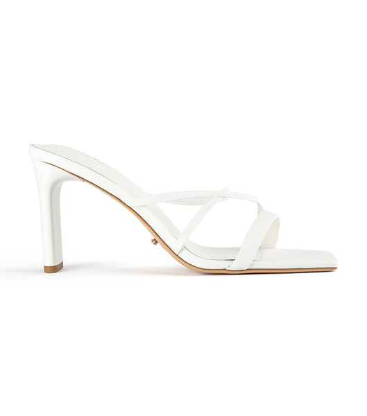 White Tony Bianco Classic White Nappa 8.5cm Event Heels | DUSVO53614