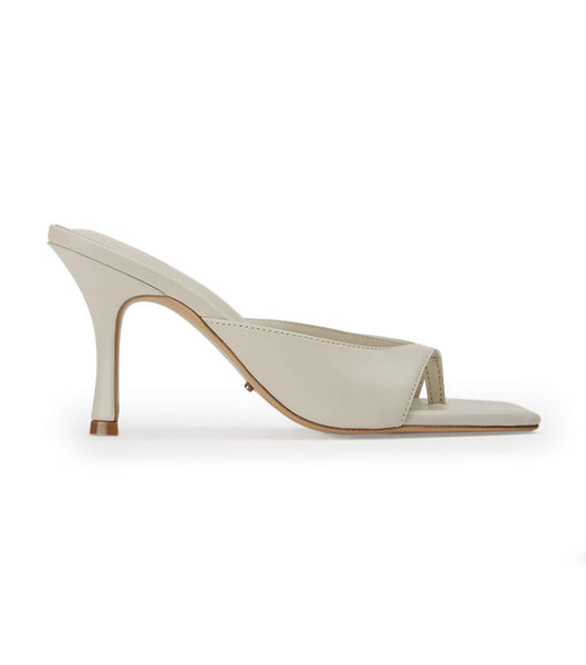 White Tony Bianco Crystle Dove Nappa 8.5cm Low Heels | AUSDF55175