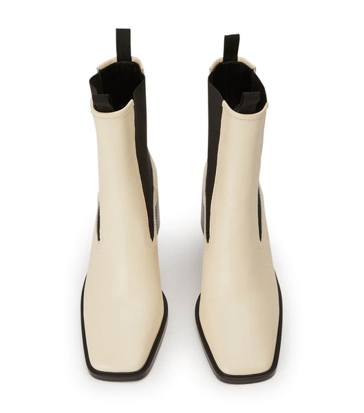 White Tony Bianco Diego Ecru Venice 7.5cm Ankle Boots | YUSGT92902