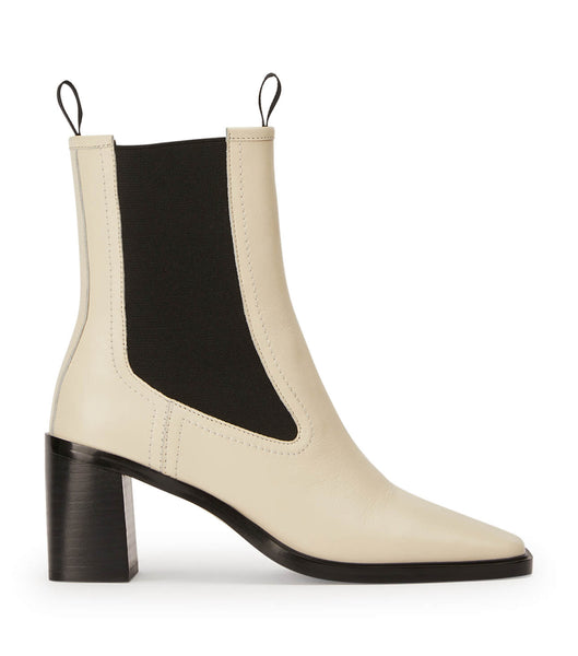 White Tony Bianco Diego Ecru Venice 7.5cm Ankle Boots | YUSGT92902