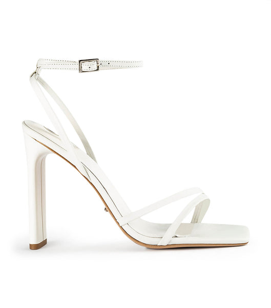 White Tony Bianco Fiance Milk Capretto 11cm Event Heels | EUSVG94336