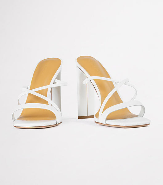 White Tony Bianco Fior White Kid 11cm Event Heels | DUSKV19292