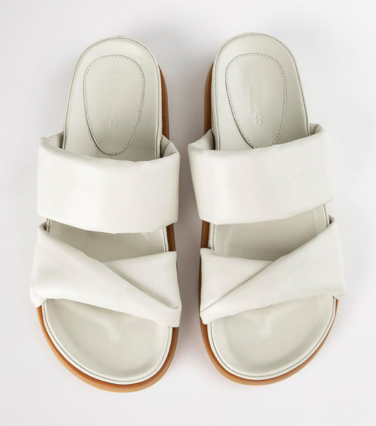 White Tony Bianco Henry Dove Nappa 3.5cm Sandals | EUSHC86020