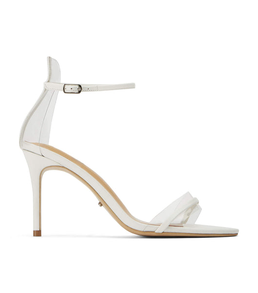 White Tony Bianco Houston Milk Capretto 8.5cm Event Heels | FUSUI48877