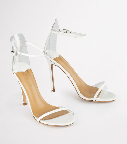 White Tony Bianco Kosumi Milk Denver 11cm Event Heels | QUSUV69045