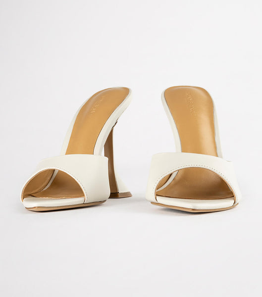 White Tony Bianco Marcel Dove Nappa 10.5cm Event Heels | ZUSNQ97052