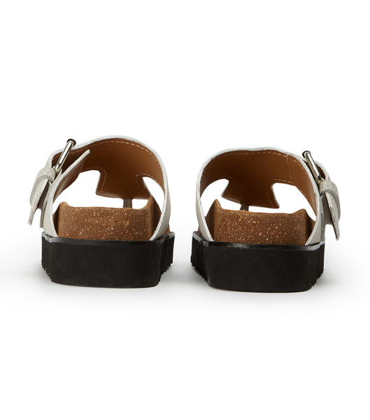 White Tony Bianco Marlo Milk Suede 3cm Sandals | DUSVO23623