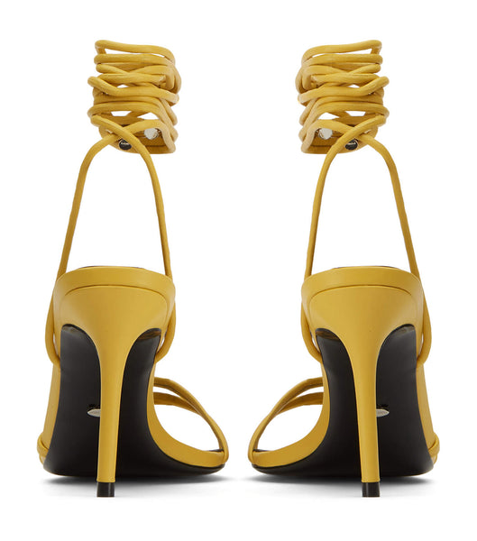 Yellow Tony Bianco Hailee Desert Nappa 8.5cm Stiletto Heels | FUSUI52754