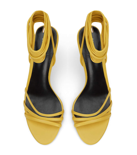 Yellow Tony Bianco Hailee Desert Nappa 8.5cm Low Heels | MUSHR48913