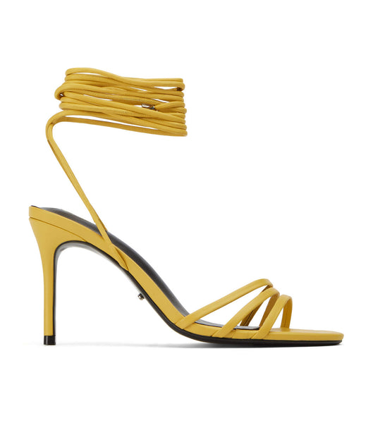 Yellow Tony Bianco Hailee Desert Nappa 8.5cm Low Heels | MUSHR48913