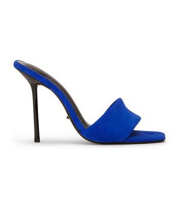 Azure Tony Bianco Natalie Azure Suede 10.5cm Stiletto Heels | USJKU87563