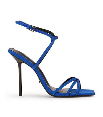 Azure Tony Bianco Nomad Azure Crepe 10.5cm Stiletto Heels | DUSVO34442