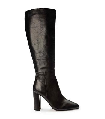 Black Tony Bianco Bellez Black Venice 9.5cm Mid Calf Boots | USCIF74807