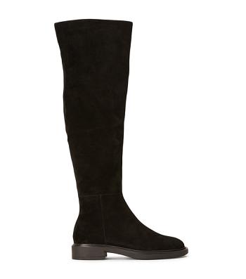 Black Tony Bianco Chasey Black Suede 4.5cm Knee High Boots | YUSGT62672