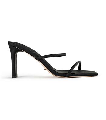 Black Tony Bianco Concord Black Galaxy 8.5cm Low Heels | USJZR81853