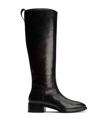 Black Tony Bianco Eleanor Black Como 4cm Mid Calf Boots | USZPD99582