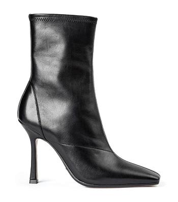 Black Tony Bianco Halsey Black Como 10.5cm Stiletto Boots | BUSSO11396