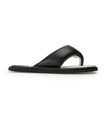 Black Tony Bianco Nikki Black Nappa Sandals | SUSVO66582