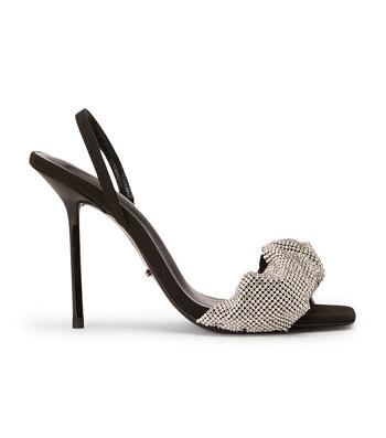 Black Tony Bianco Nixon Crystal/Black 10.5cm Event Heels | YUSVQ81087