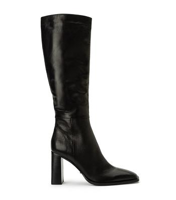 Black Tony Bianco Rylee Black Venice 8.5cm Heeled Boots | USNZX45459