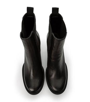 Black Tony Bianco Sammy Black Como 10cm Heeled Boots | USCIF59515