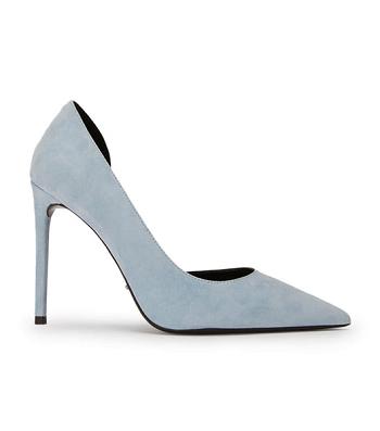 Blue Tony Bianco Alyx Sky Suede 10.5cm Court Shoes | LUSTR55230