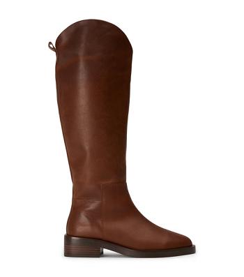 Brown Tony Bianco Tyler Cognac 4cm Knee High Boots | XUSBH13677