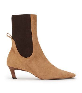 Brown Tony Bianco Verona Butterscotch Suede 5cm Heeled Boots | TUSPQ31511