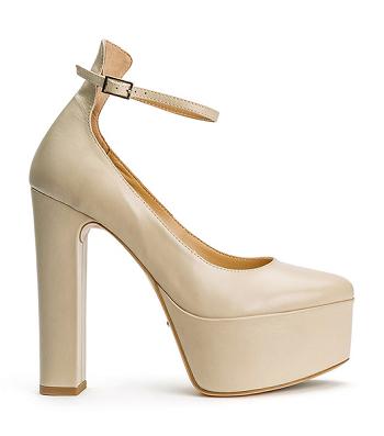 Light Yellow Tony Bianco Jaguar Vanilla Capretto 14cm Event Heels | ZUSNQ17747