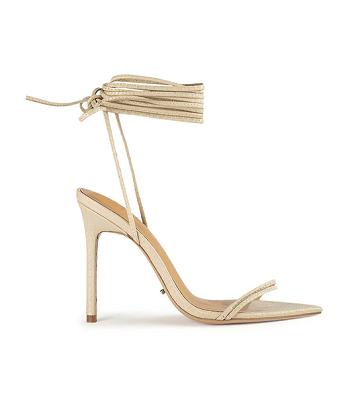 Light Yellow Tony Bianco Millie Vanilla Snake 10.5cm Event Heels | TUSWZ96963