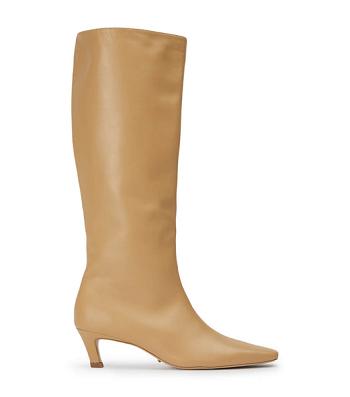Orange Tony Bianco Vixon Honey Nappa 5cm Heeled Boots | USQCS30783