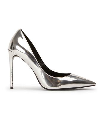 Silver Tony Bianco Anja Silver Shine 10.5cm Stiletto Heels | PUSQX19700