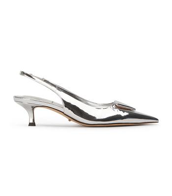 Silver Tony Bianco Kimmy Silver Shine 4.5cm Court Shoes | SUSVO80855