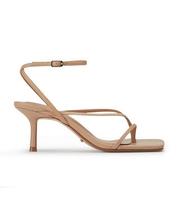 Skin Color Tony Bianco Avi Skin Nappa 6.5cm Strappy Heels | USDYB36317