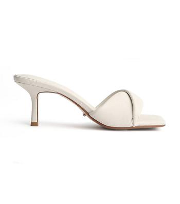 White Tony Bianco Alexa Dove Nappa 6.5cm Event Heels | UUSTG59378