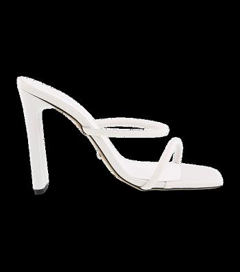 White Tony Bianco Florence Milk Capretto 11cm Bridal Heels | USZDE41533