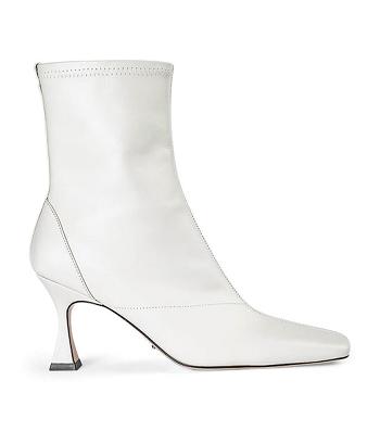 White Tony Bianco Fomo Dove Nappa 8cm Ankle Boots | ZUSNQ43601