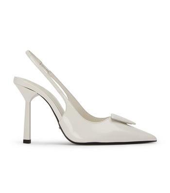 White Tony Bianco Ginger White Hi Shine 10cm Event Heels | BUSSD89836